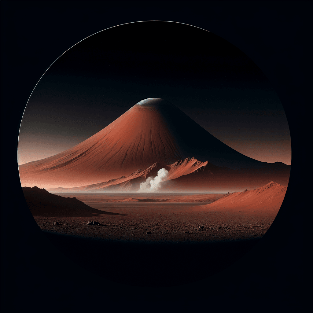 Mars Odyssey Unveils Breathtaking Panorama of Arsia Mons Volcano