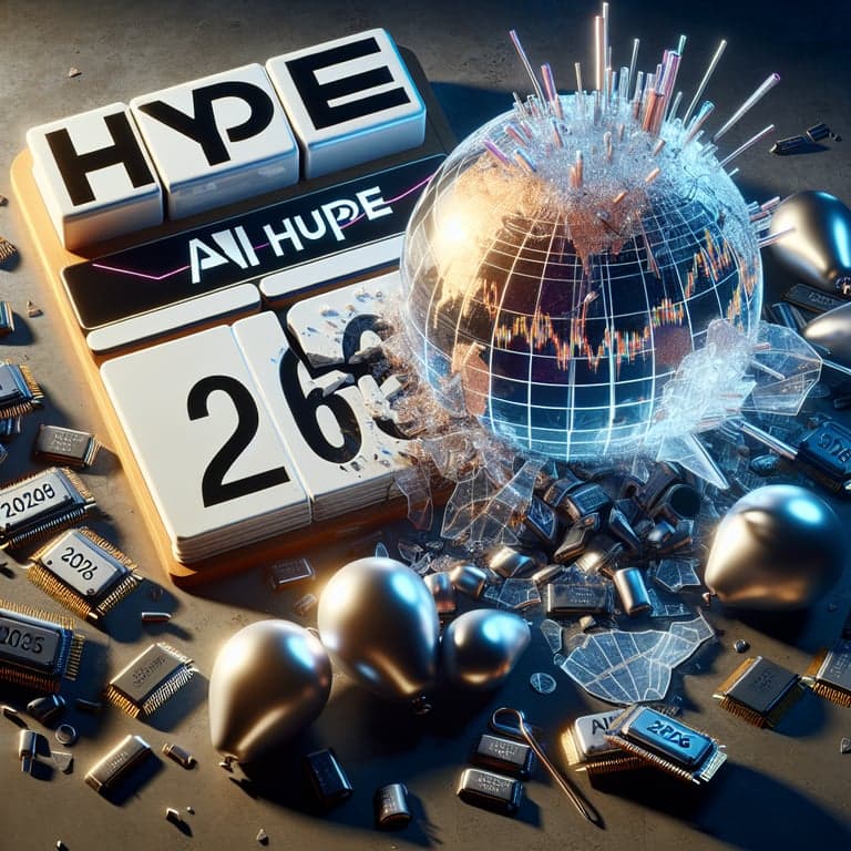 Banner for AI Reckoning 2026: The Year the Bubble Bursts on Hype