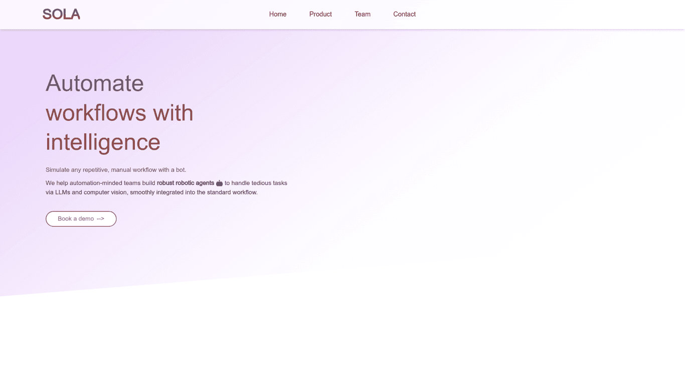 Sola Solutions screenshot