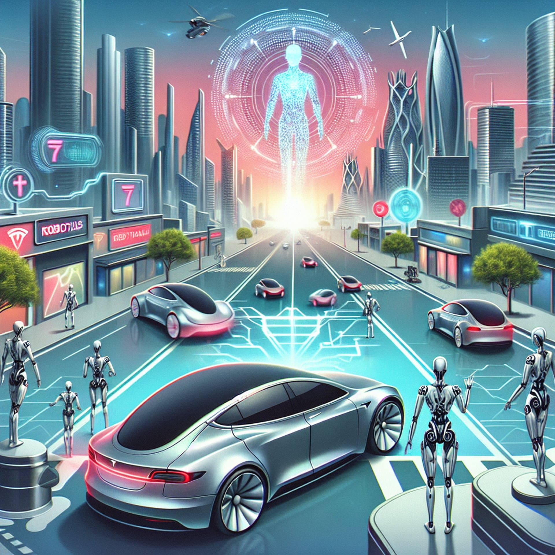 Banner for Tesla's Bold Step Into AI: Aiming to Join the 'Magnificent Seven' with Robotaxis and Robotics