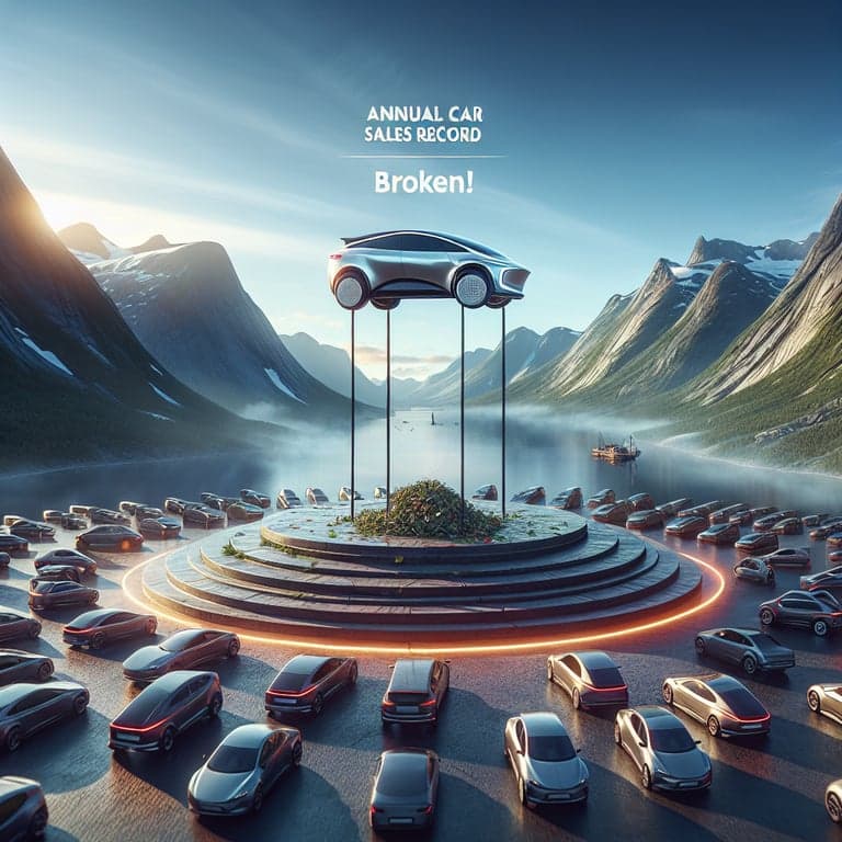 Tesla Breaks Norway's Annual Car Sales Record in 2025!