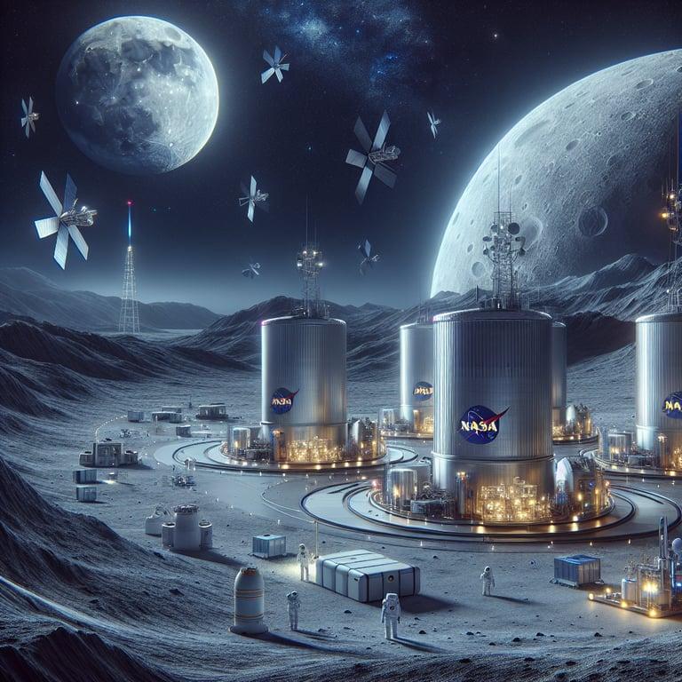 Banner for NASA's Bold Plan to Power the Moon: Nuclear Reactors by 2030!