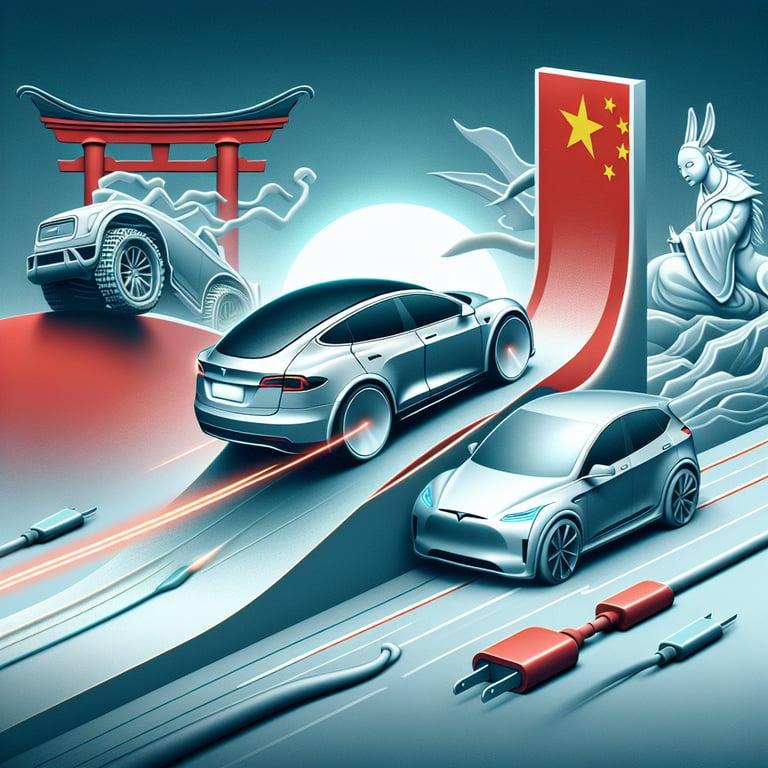 Banner for Tesla Stumbles in China's Charged EV Arena as BYD Surges Ahead