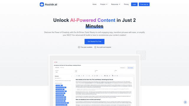 Thumbnail image for Assistr.ai
