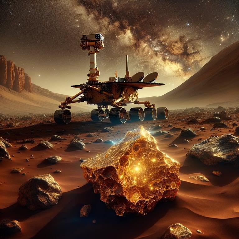 Banner for NASA's Perseverance Rover Strikes Geologic Gold on Mars with Unique Rock Find!