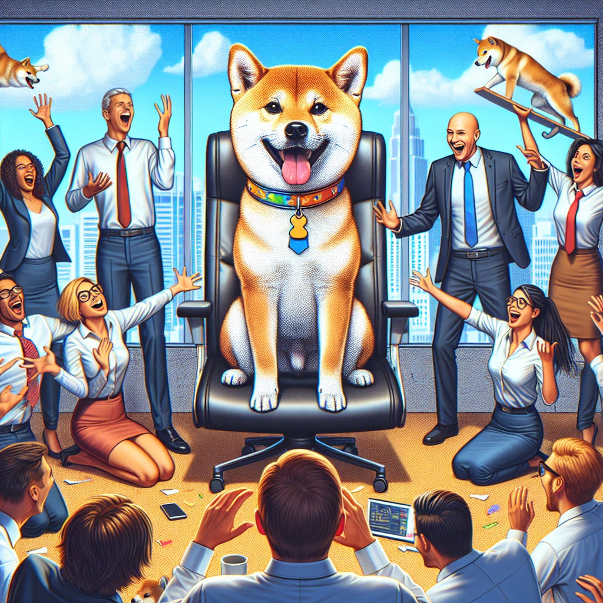 Banner for Elon Musk Unleashes FLOKI Frenzy: See What Happens When His Shiba Inu Takes the CEO's Chair!