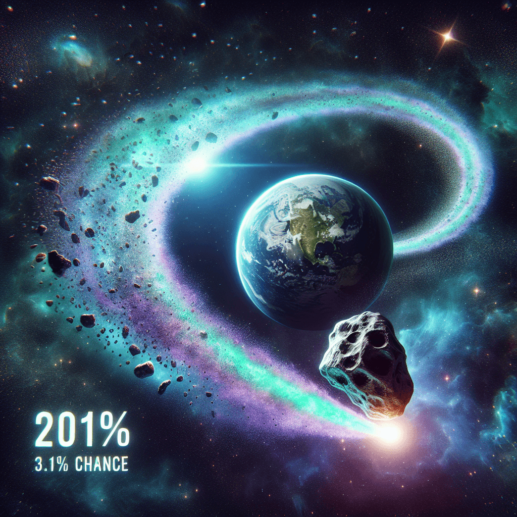 Asteroid YR4: A Cosmic Curveball with a 3.1% Chance of Earth Impact in 2032!