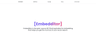 Embedditor