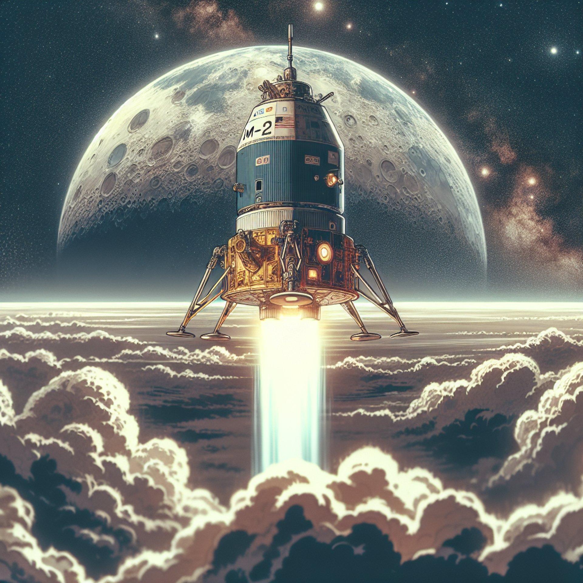 Banner for NASA and Intuitive Machines Launch Historic Lunar Mission: IM-2 Takes Flight!