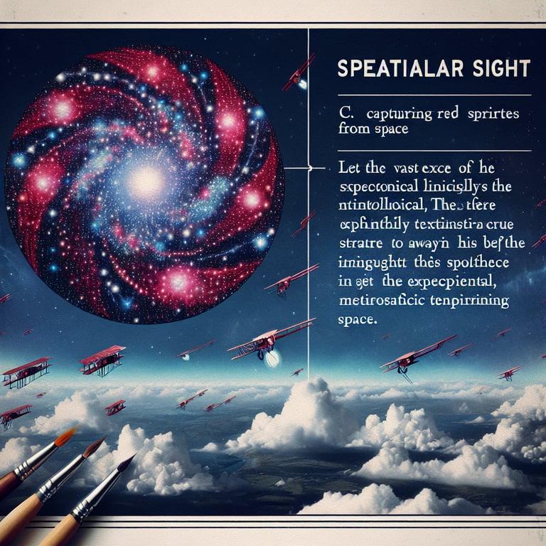 Banner for Spectacular Sight: Capturing Rare Red Sprites from Space
