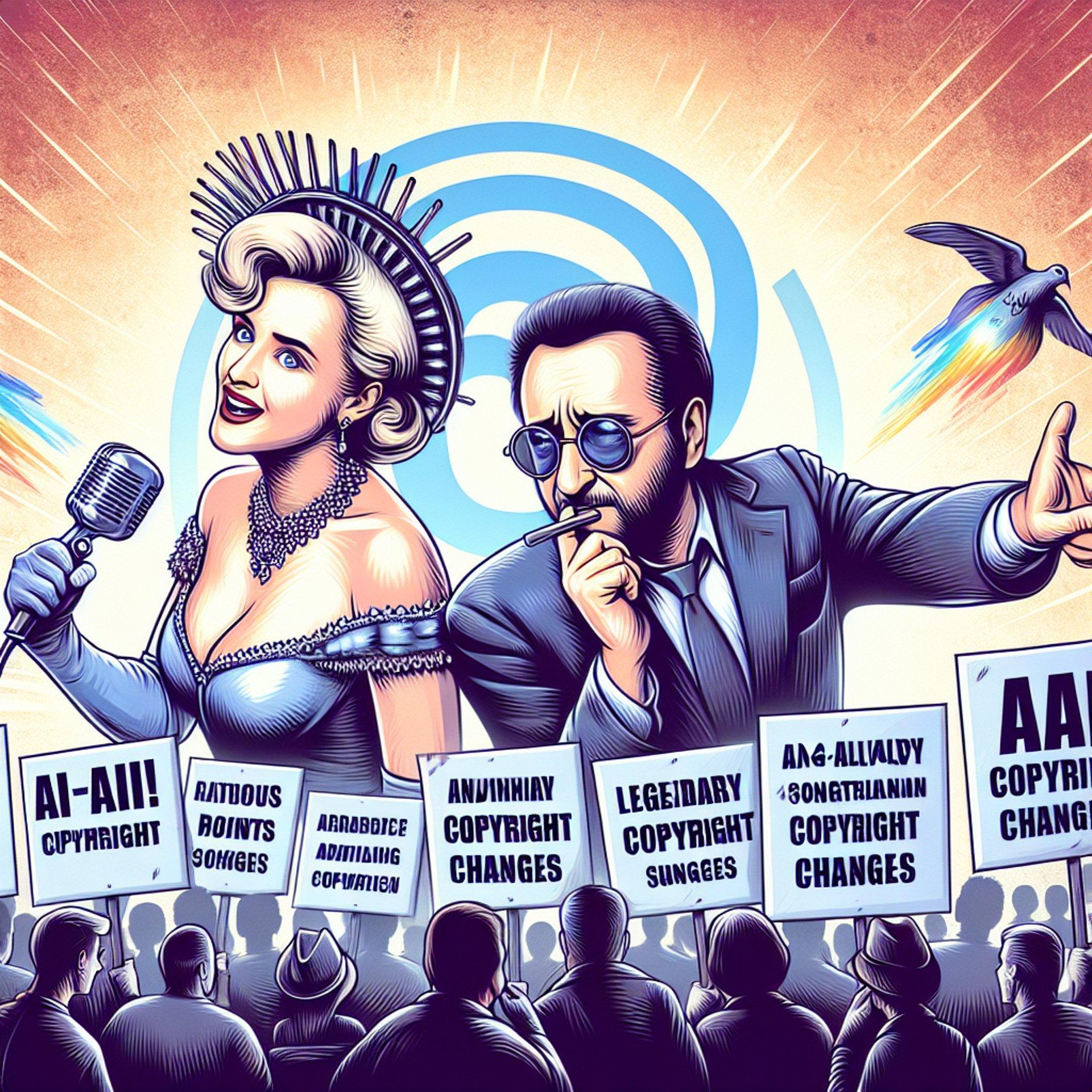Banner for Aubrey Plaza & Paul McCartney Rally Against AI Copyright Changes