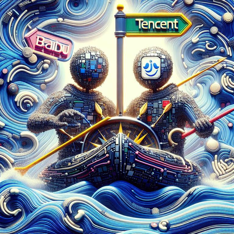 Banner for Tencent and Baidu Navigate U.S. Chip Curbs with Smart Strategies