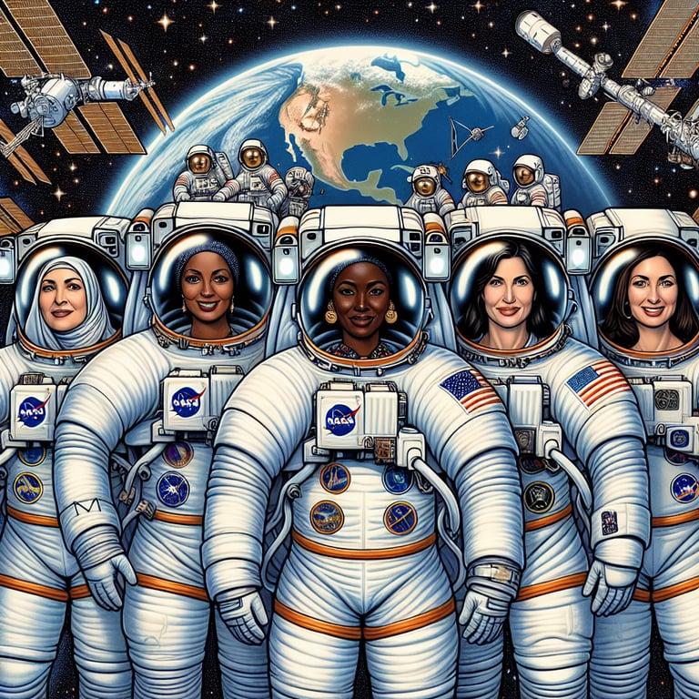 Banner for NASA Astronauts Break New Ground with Historic Fifth All-Female Spacewalk!