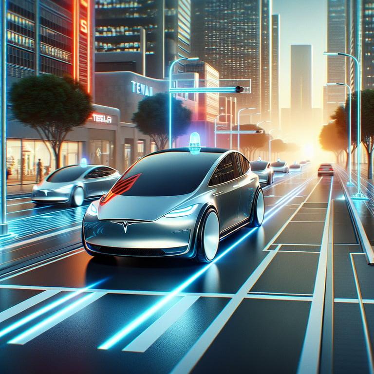 Banner for Tesla's Bold Move: Driverless Robotaxi Service Set for 2025
