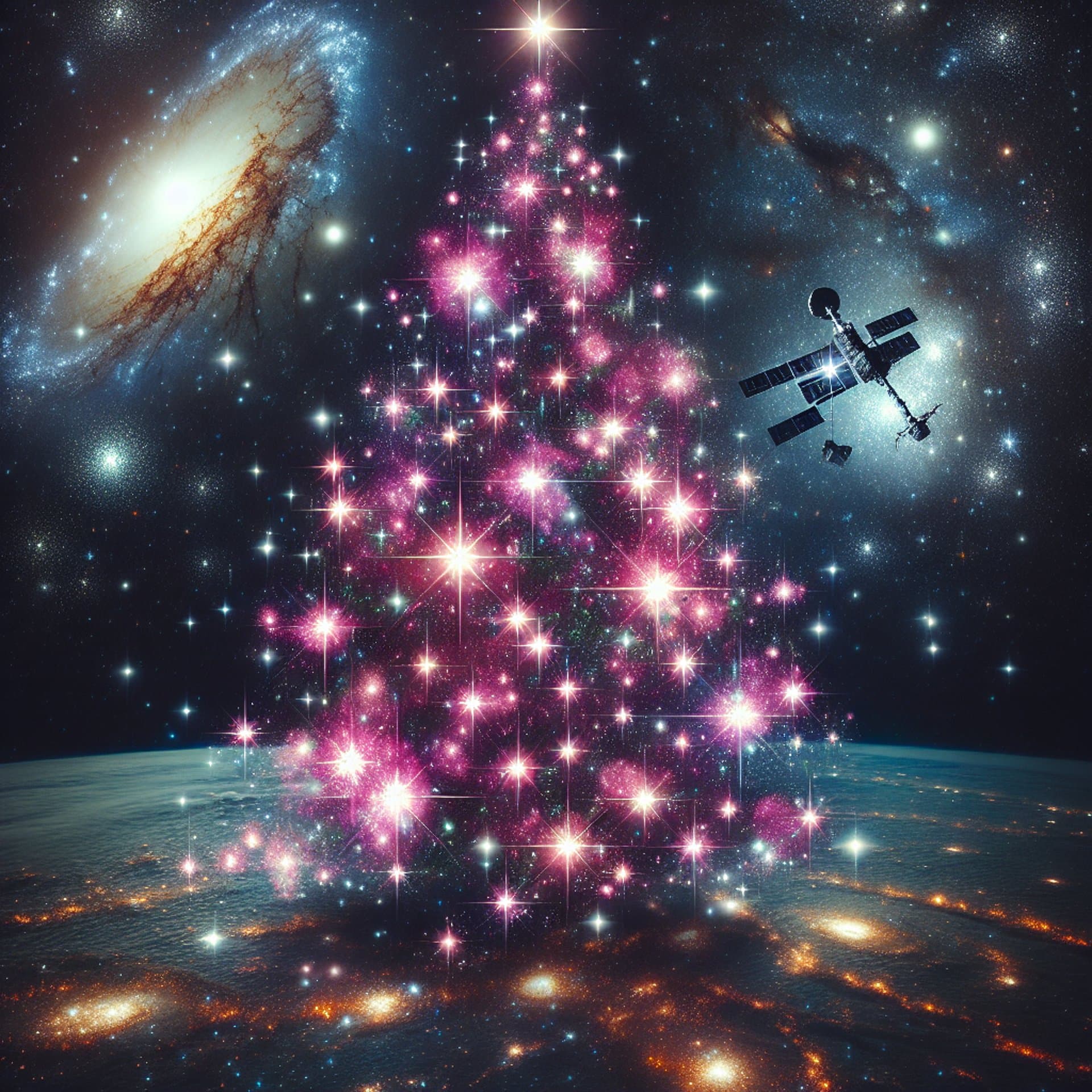Banner for NASA Unveils Cosmic 'Christmas Tree' With Dazzling Young Stars