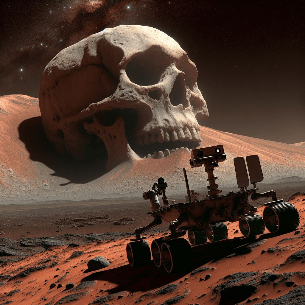 Perseverance Snaps a Spooky 'Skull Hill' on Mars!