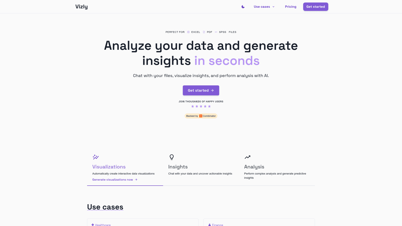 Vizly screenshot