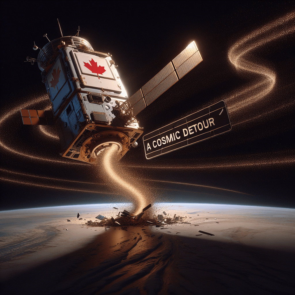 Banner for Canadian Experiment on NASA Satellite Unexpectedly Shut Down: A Cosmic Detour