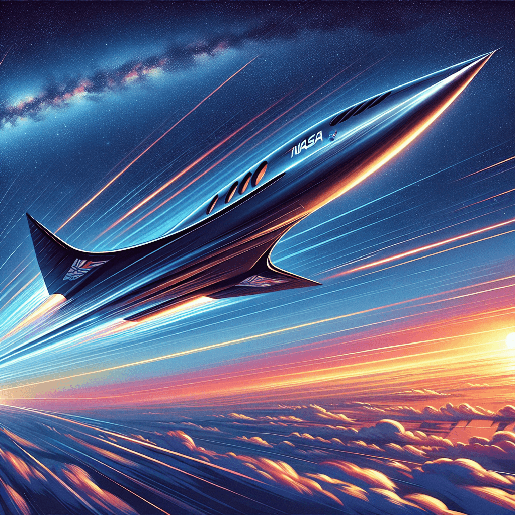 Banner for NASA's X-59: A Giant Leap for Quiet Supersonic Flight!