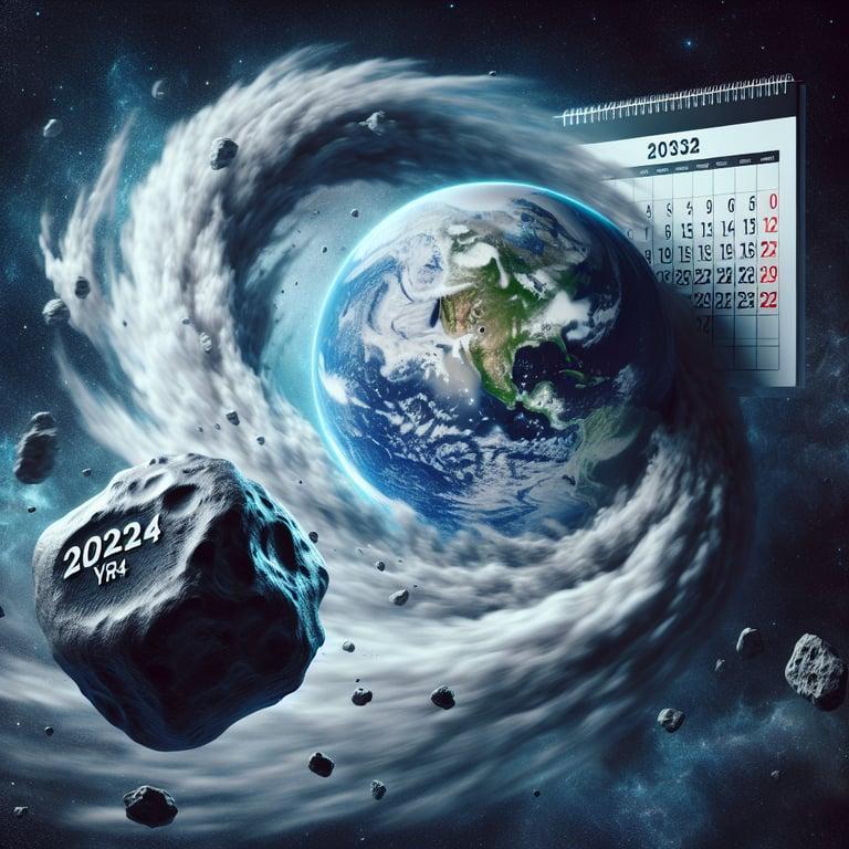 Banner for City-Killer Asteroid 2024 YR4: A Looming 2032 Impact Threat