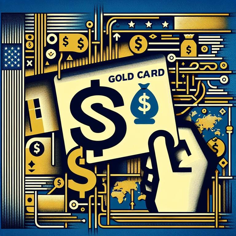 Banner for Trump's Controversial "Gold Card" Visa: A $5 Million Pathway to U.S. Residency