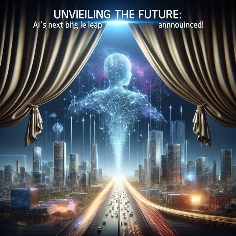 Unveiling the Future: AI's Next Big Leap Announced!