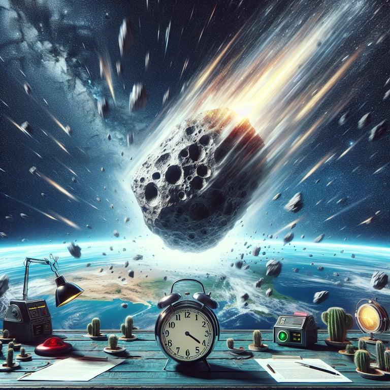Banner for NASA Raises Alarm Over City-Killer Asteroid on Collision Course with Earth