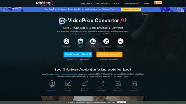 Thumbnail image for VideoProc