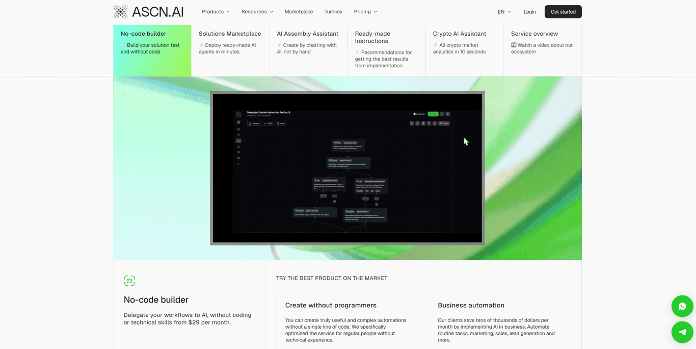 ASCN No Code screenshot