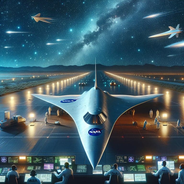 NASA's X-59: Quietly Cruising Into the Future with Successful Taxi Tests