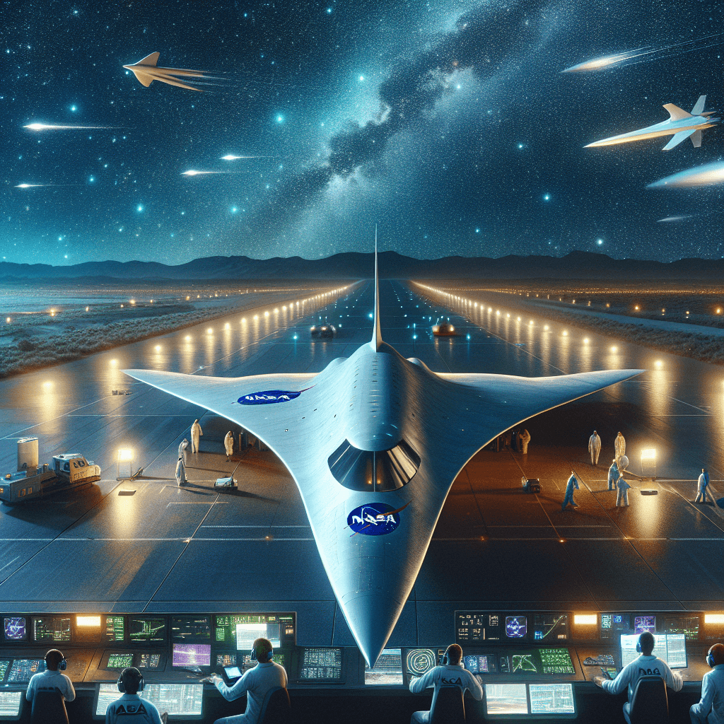 Banner for NASA's X-59: Quietly Cruising Into the Future with Successful Taxi Tests