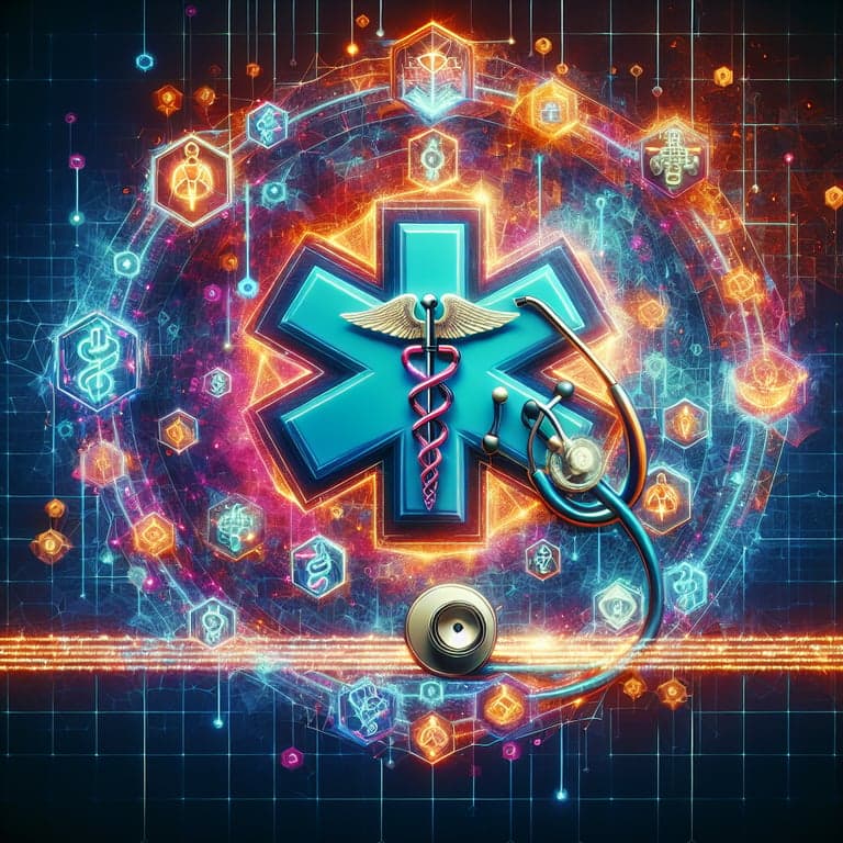 Banner for Healthcare's Digital Revolution: AI and Blockchain Leading the Charge