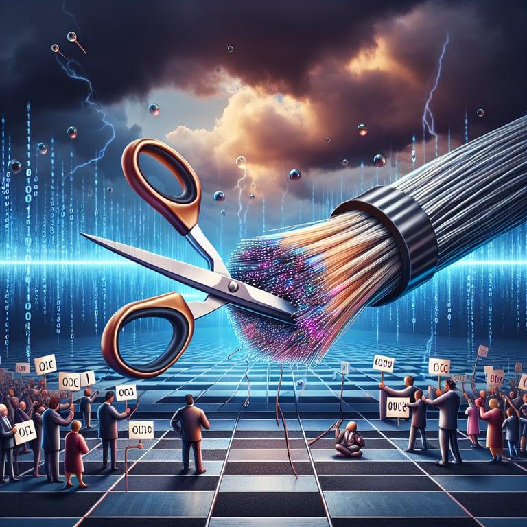 Banner for The Disconnect: How Internet Shutdowns and Censorship Threaten Democracy