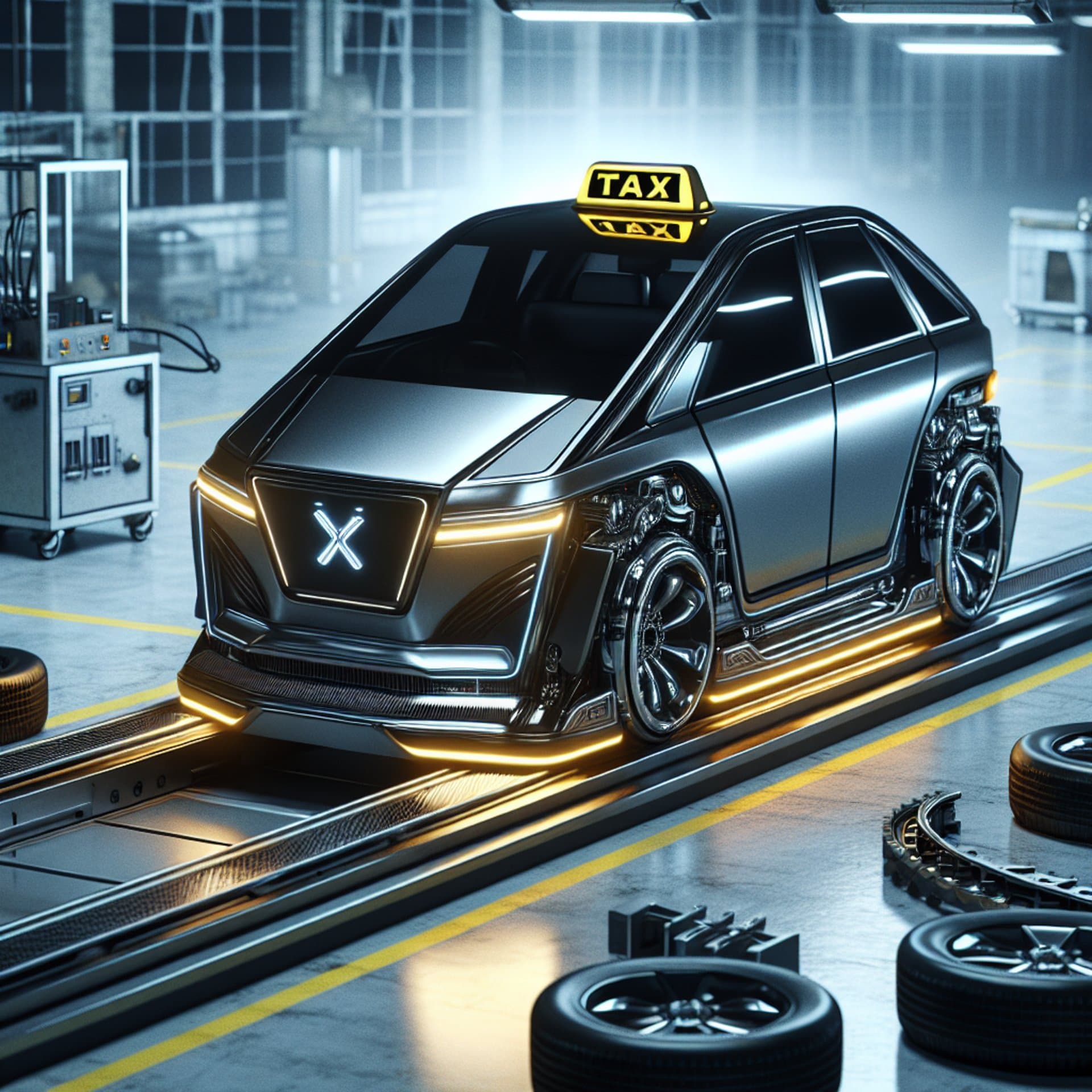 Tesla's Cybercab Steers Away from Tradition: First Robotaxi Rolls off Production Line