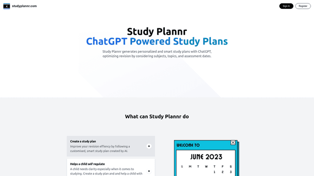 Thumbnail image for StudyPlannr