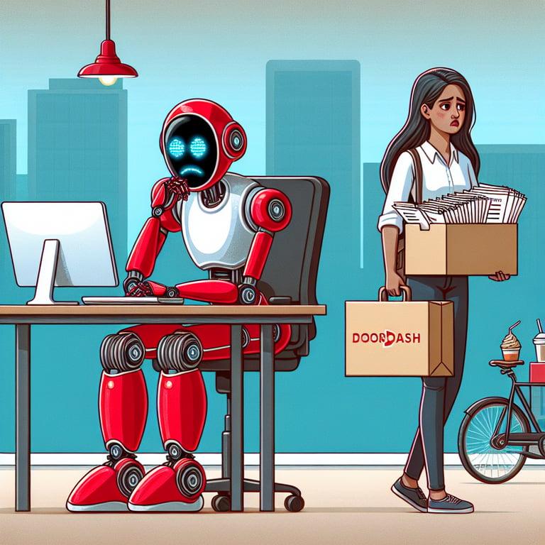 Banner for AI Takes Over! Software Engineer Loses Six-Figure Job to AI, Applies to 800 Jobs, Ends Up Delivering For DoorDash