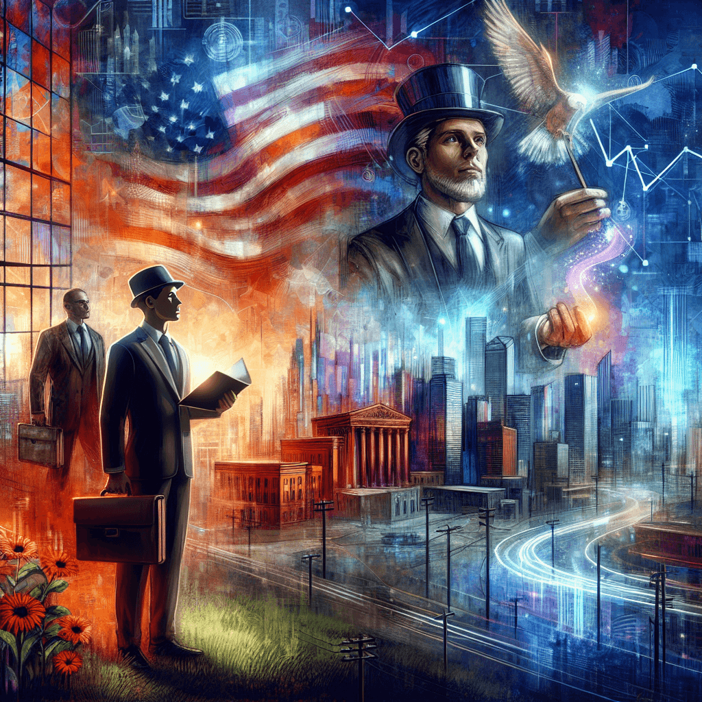 Banner for Exploring the Triumvirate of American Capitalism: Buffett, Musk, and Trump