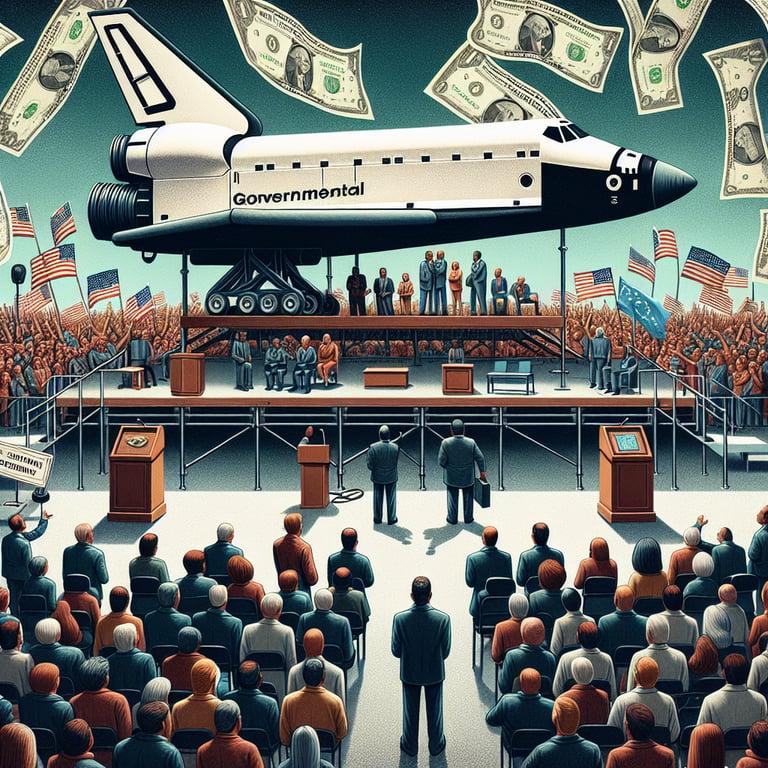 Banner for Space Shuttle Shuffle: Senate's $85M Relocation Bill Stirs Controversy