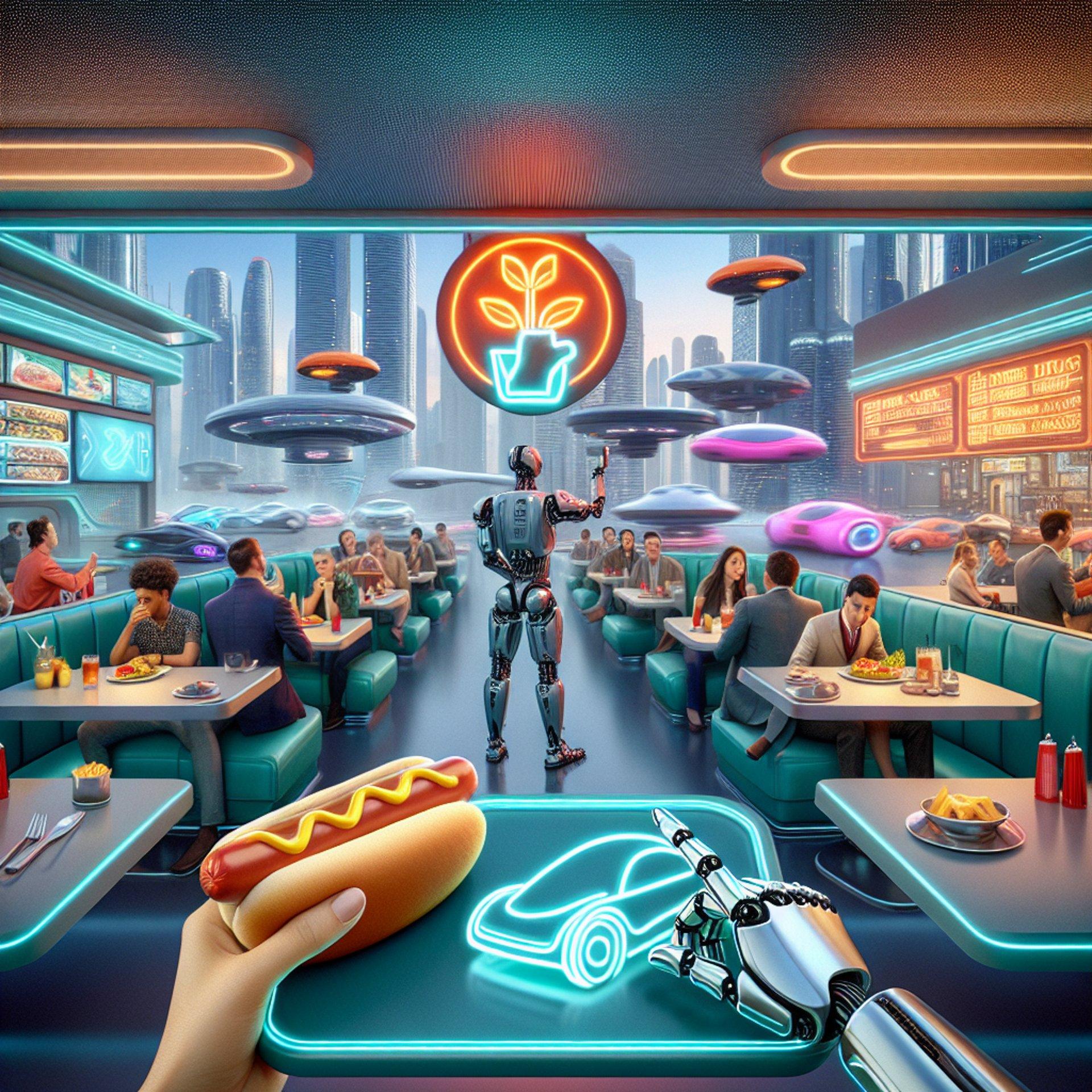 Banner for Tesla's Hot Dog Dilemma: A Branding Misstep at the Futuristic Diner