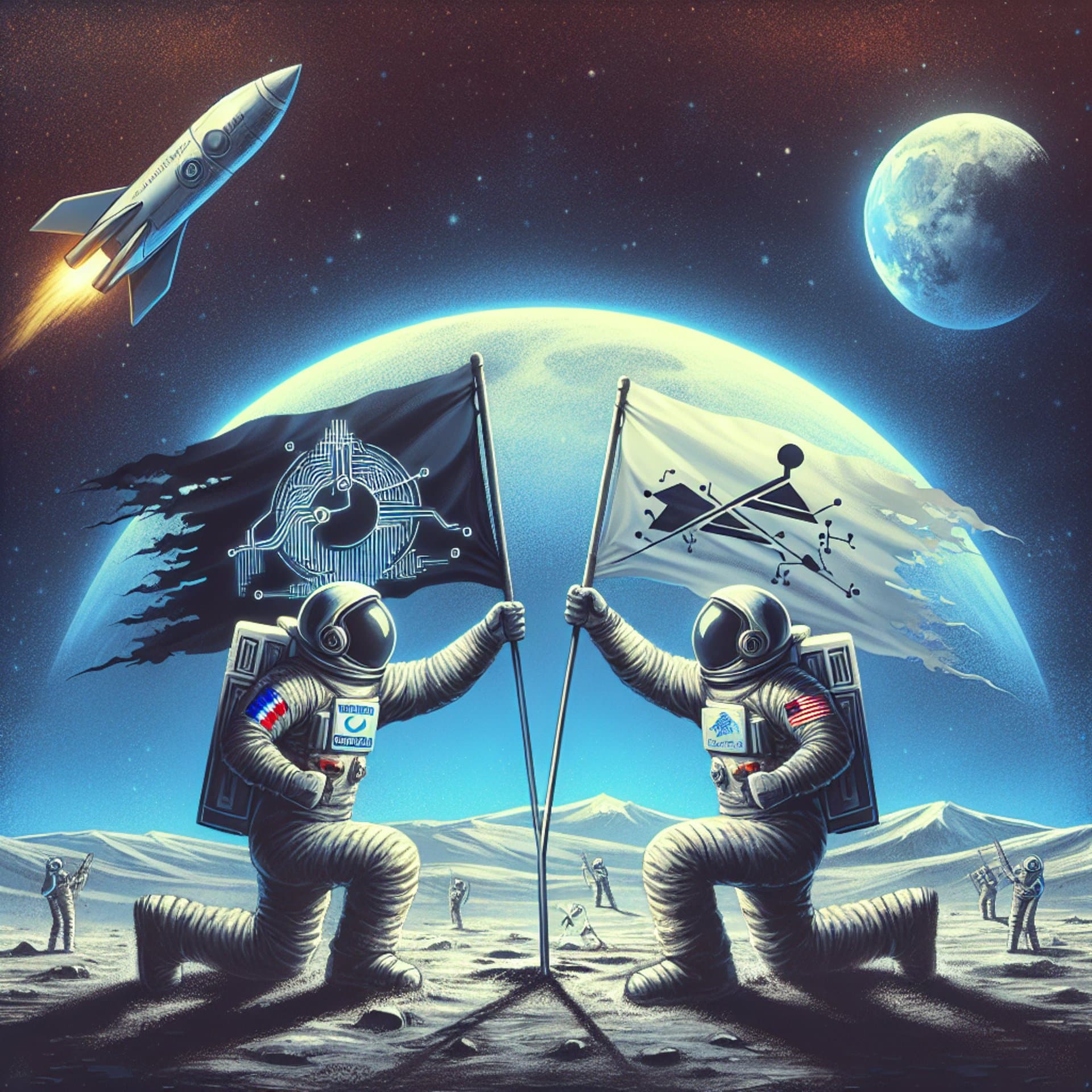 The Billionaire Space Showdown: Musk vs. Bezos in a Lunar Duel