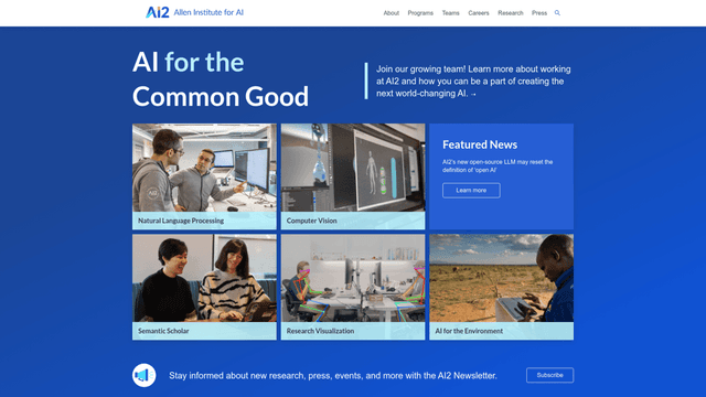 Thumbnail image for Allen Institute for AI