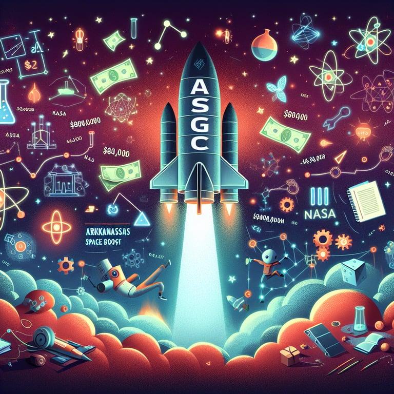 Banner for Arkansas Space Boost: ASGC Secures $800,000 NASA Grant for STEM Education!