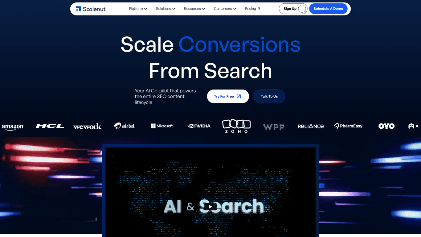 Scalenut screenshot