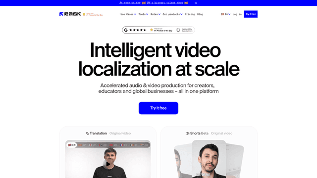 Thumbnail image for Rask.ai