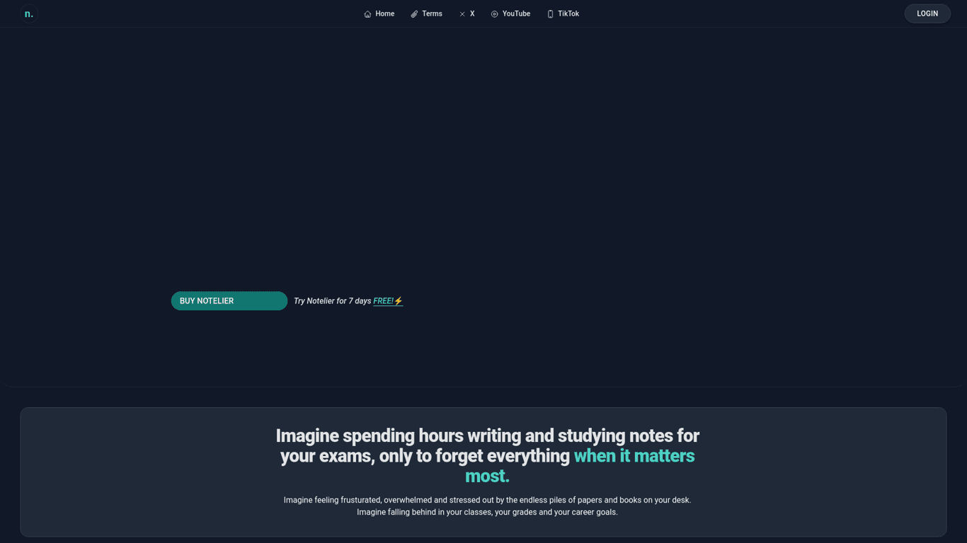 Notelierai screenshot