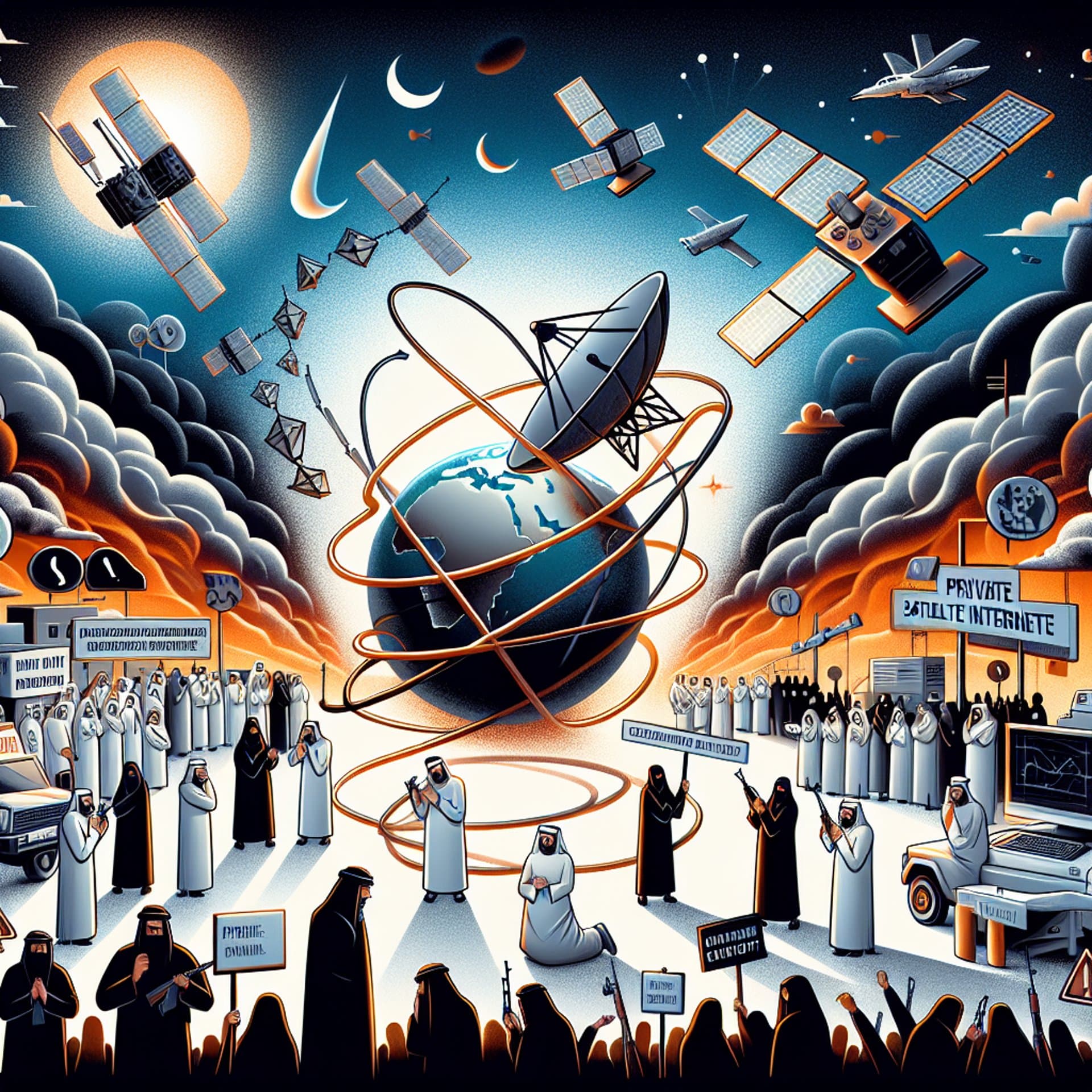 Banner for Iran's Internet Blackout & Starlink Challenge: Unfolding Protest Drama