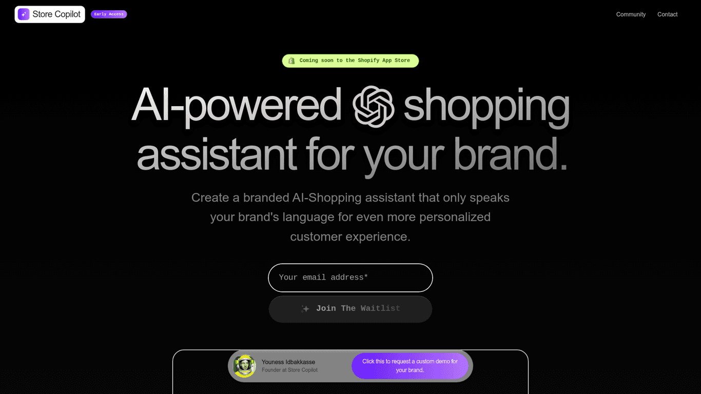 Store Copilot screenshot