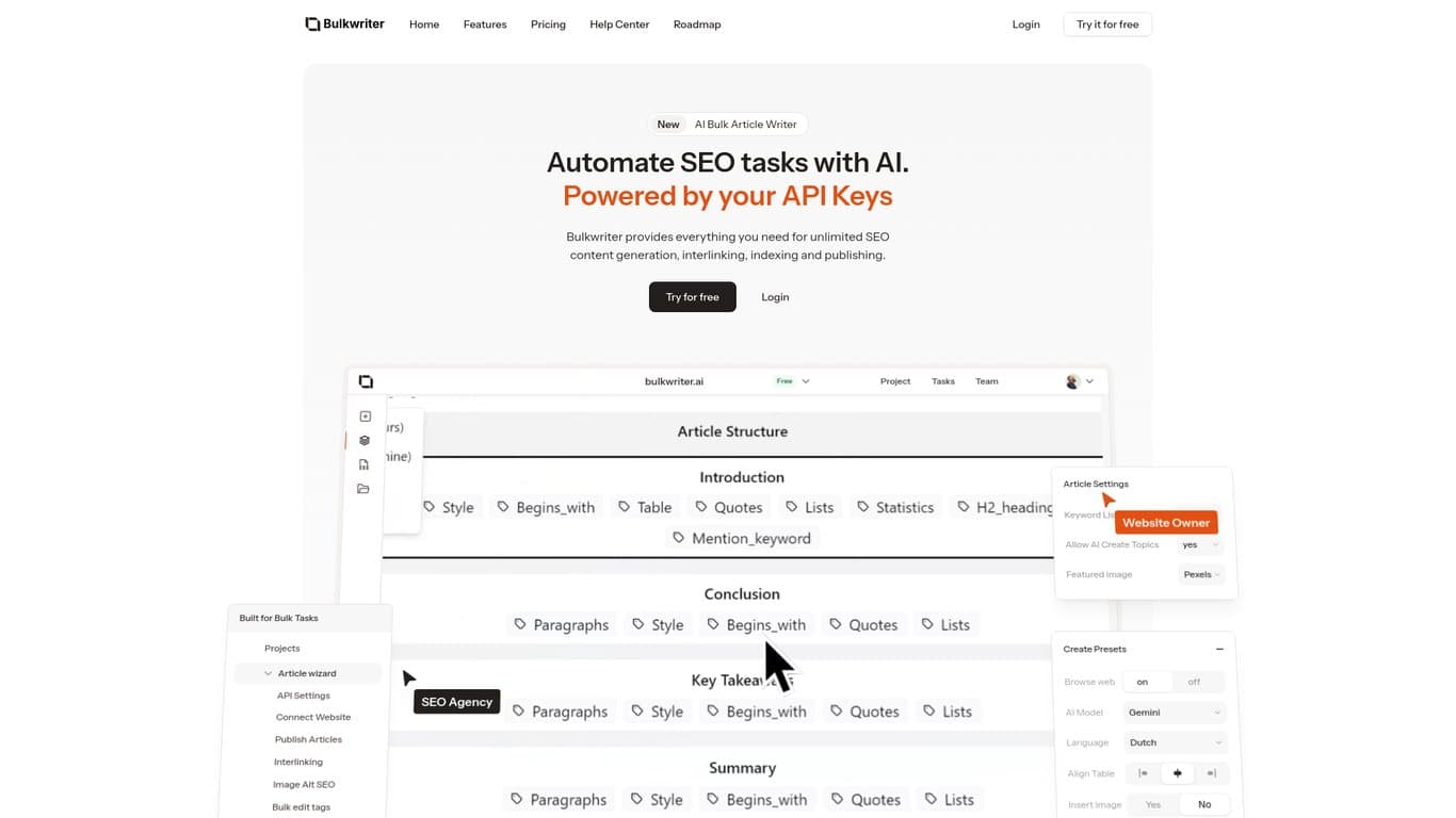 BulkWriter screenshot
