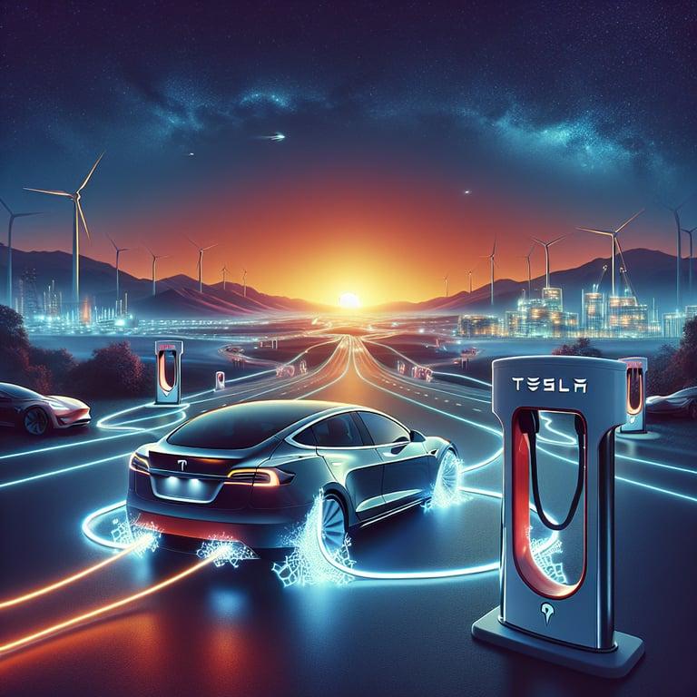 Banner for Tesla's Supercharger Revolution: Charging Into the Future with V4 Innovations