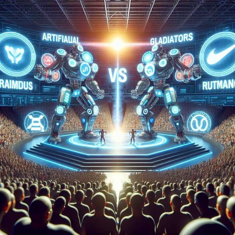 Banner for Artificial Intelligence Gladiators: The Brand Battle Begins!